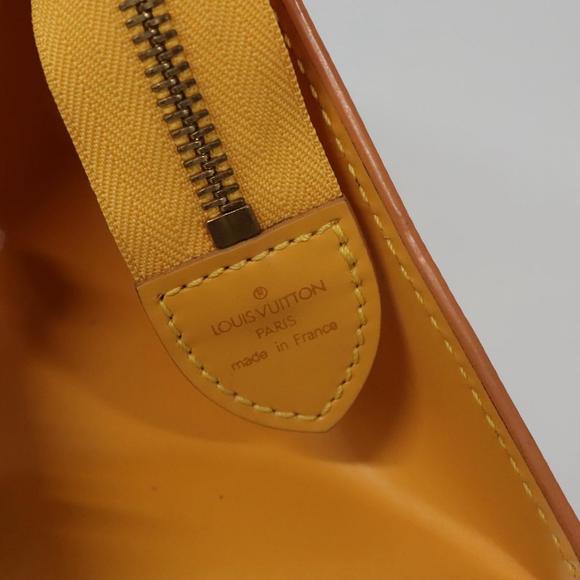 LOUIS VUITTON Epi Sac Triangle Hand Bag Yellow M52099 LV Auth fm4324 - Picture 14 of 16